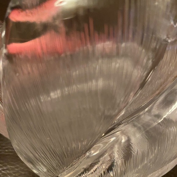 Orrefors vintage feather cut swirl crystal bowl - Picture 6 of 7